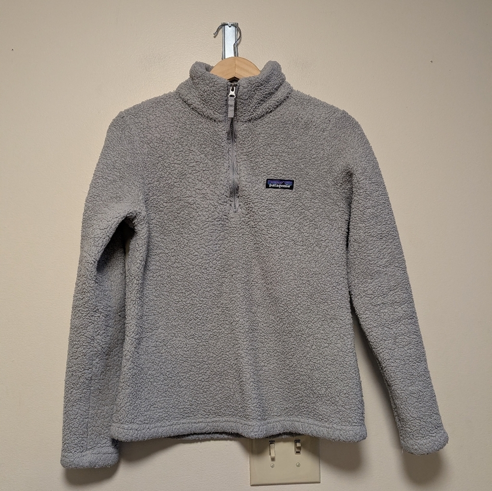 Patagonia Los Gatos 1/4 Zip Fleece Women’s Small Gray Pullover